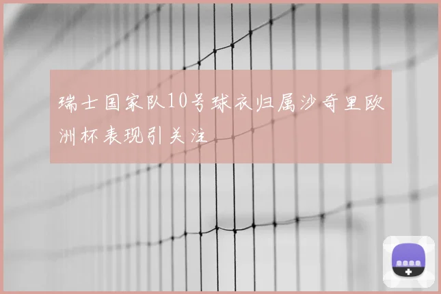 瑞士国家队10号球衣归属沙奇里欧洲杯表现引关注